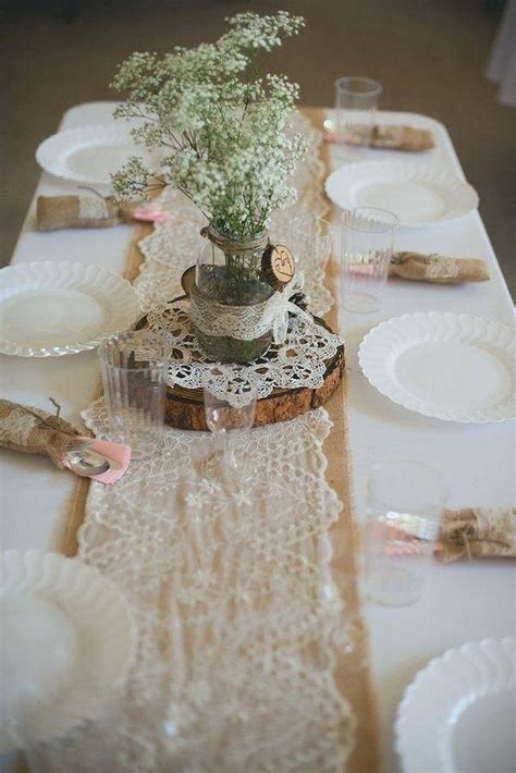 50 Burlap Table Decorations For Rustic Wedding Burlap Wedding