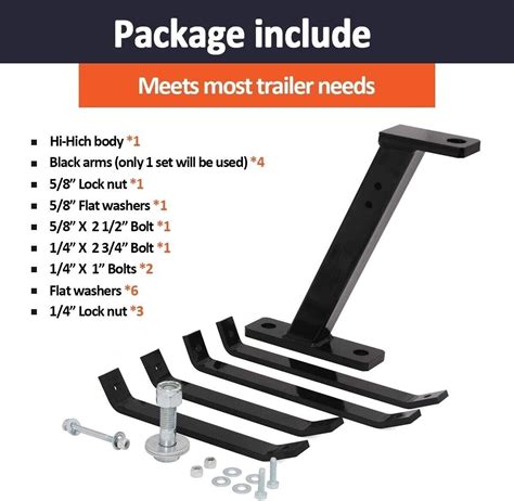 Lawn Mower Trailer Towing Hitch Garden Tractor Pro Hi Hitch Compatible
