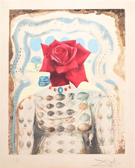 Sold Price Salvador Dalí Surrealist Flower Girl June 4 0121 700
