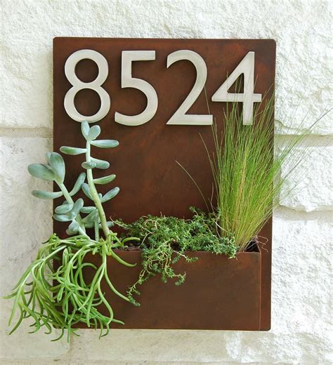 20 Ideas Of Catchy Contemporary House Numbers