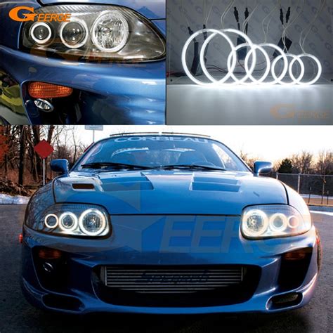 For Toyota Supra Mkiv A80 1993 2002 Excellent Angel Eyes Ultra Bright