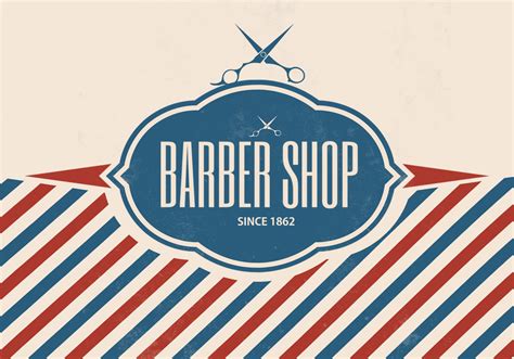 Free download vintage / retro barbar shop logo templates. Retro Barber Shop PSD Background - Free Photoshop Brushes ...