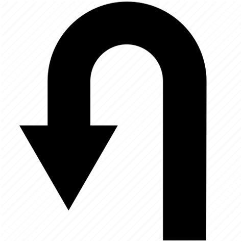 Left Turn Arrow Symbol