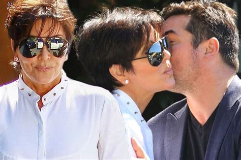 Kris Jenner Gets A Kiss From Superman Actor Dean Cain After They Enjoy