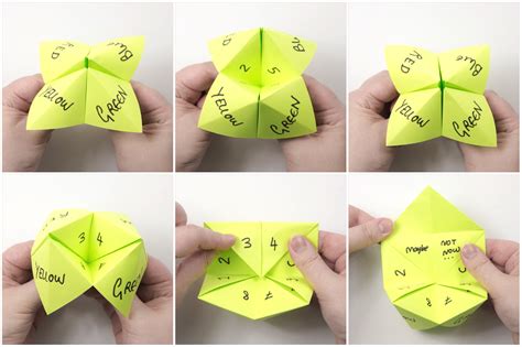 How To Make An Origami Fortune Teller 3 Folding Instructions