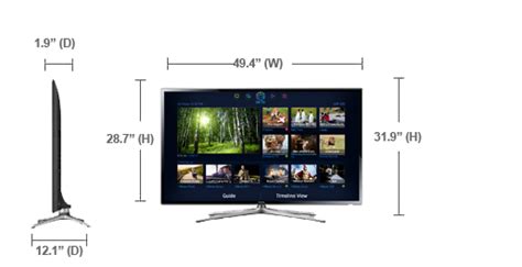 Televisión Samsung Smart TV de 55 pulgadas (UN55F6300) | .: Paréntesis