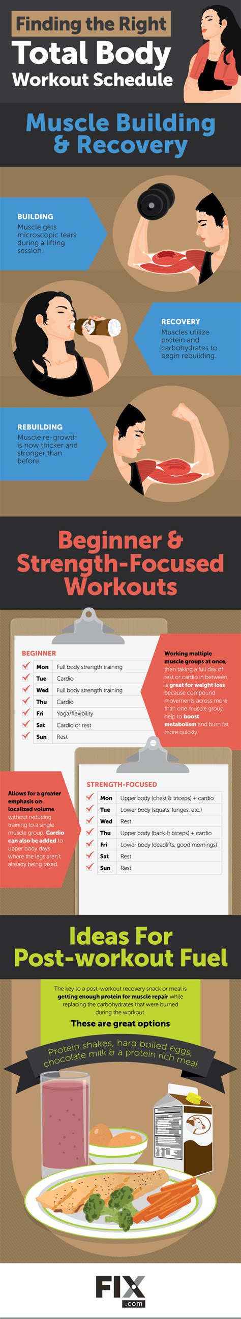 Schedule & Balance your Full Body Workout + Recovery ...