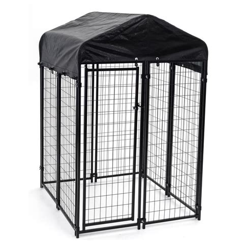 Lucky Dog 4 Ft X 4 Ft X 6 Ft Outdoor Dog Kennel Box Kit At