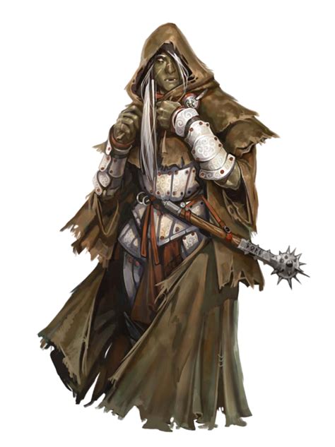 Female Half Orc Cleric Of Milani Pathfinder Pfrpg Dnd Dandd 35 5th Ed