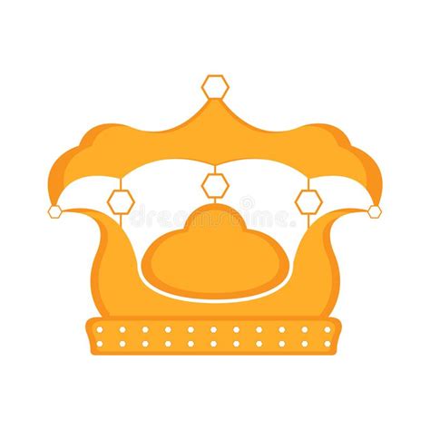 Golden Crown Icon Stock Vector Illustration Of Jewelry 117681921