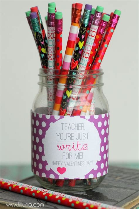 Let's look at some valentine's ideas that are less of a physical gift. Valentines Teacher Gift