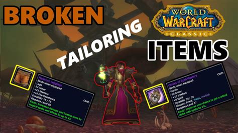 Tailoring Guide Classic Wow Craftekdesign