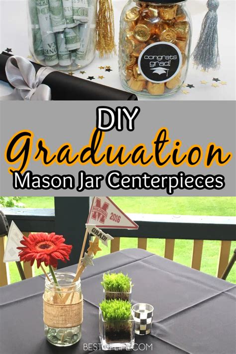 Graduation Mason Jar Centerpieces For Girls The Best Of Life