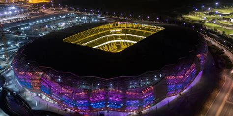Qatars 2022 World Cup ‘diamond In The Desert Stadium Completed