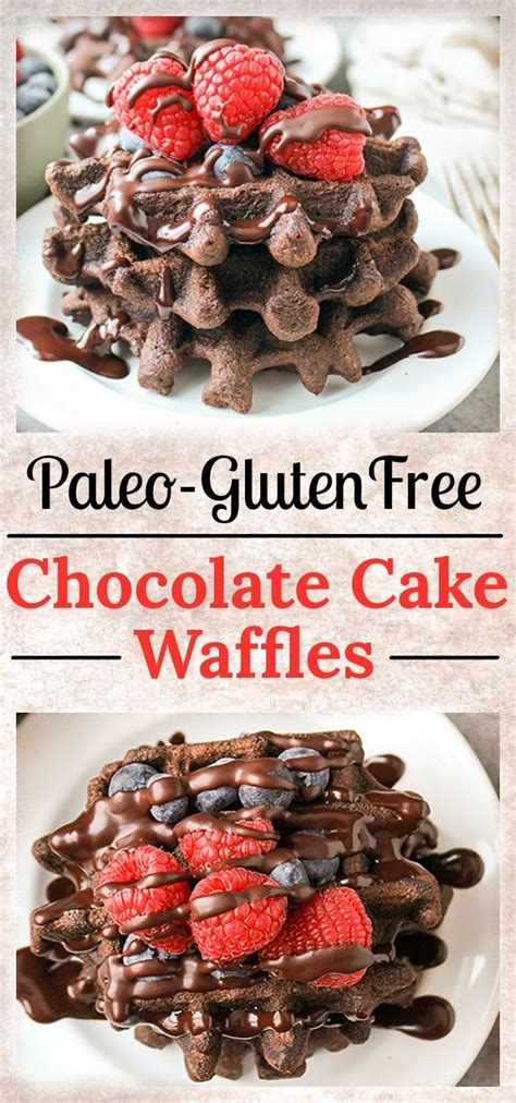 Paleo Chocolate Cake Waffles Recipe Real Food Recipes Recipes