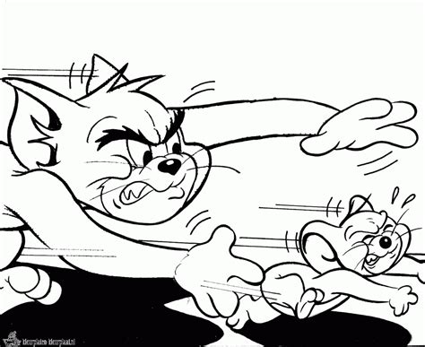 Kleurplaten tomandjerry kleurplatenkleurplaat.nl