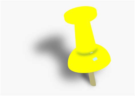 Yellow Push Pin Clip Art Push Pin Clip Art Yellow Free Transparent