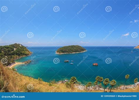 Beautiful Seascape Of Andaman Ocean With Blue Sky Stock Image Image