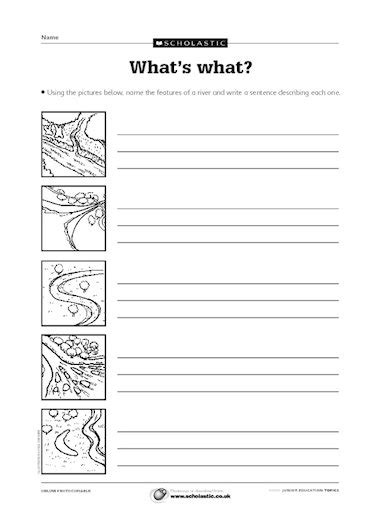 River Features Whats What Free Primary Ks2 Teaching Resource