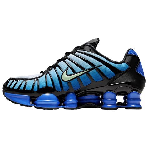 Nike Synthetic Shox Tl Running Shoes In Blackgreenblue Blue For