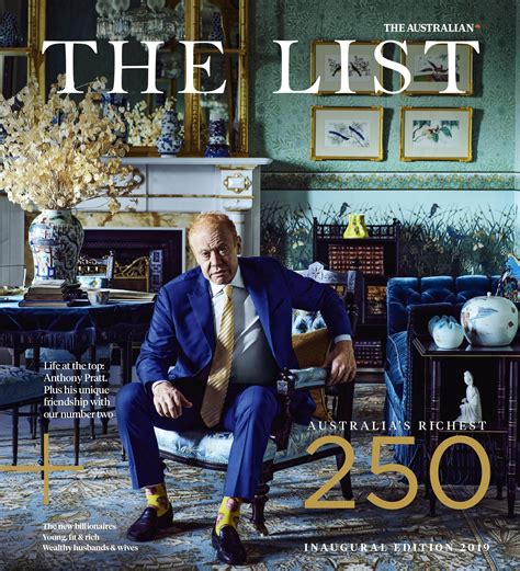 The List — Australias Richest 250 Top 10 For 2019 Revealed The