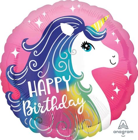 Pink Unicorn Happy Birthday Balloon 18 Indias Premium Party Store