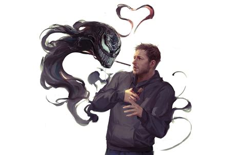Wallpaper Love Romance Art Male Heart Embarrassment Venom Venom