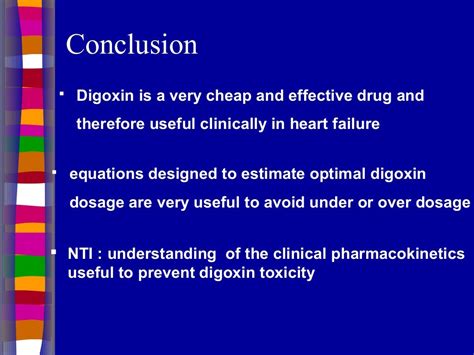Clinical Pharmacokinetics Of Digoxin