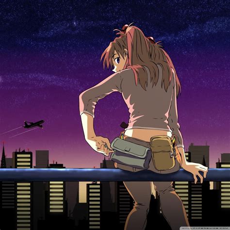 Cityscape Anime Ultra Hd Desktop Background Wallpaper For