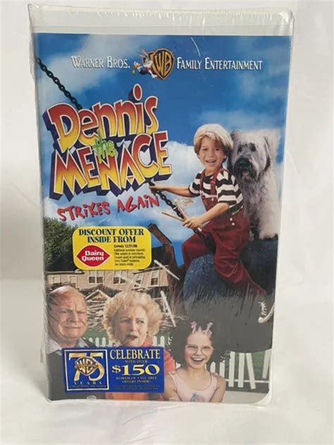 Dennis The Menace Strikes Again Vhs 1998 Don Rickles Betty White