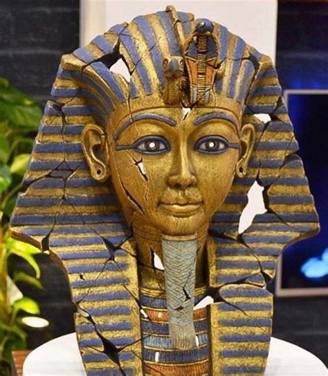 Tutankhamun Is A Really Striking New Sculpture From Edge Tutankhamun Egyptian Pharaoh
