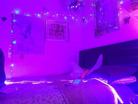 Lavender Room Aesthetic Violet Aesthetic Bedroom Aesthetic Neon