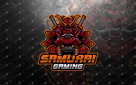 Gamer Samurai Mascot Logo Gamer Samurai Esports Logo Gaming Logo