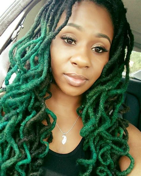 pin by nae on locs locs hairstyles dreadlock styles green dreads