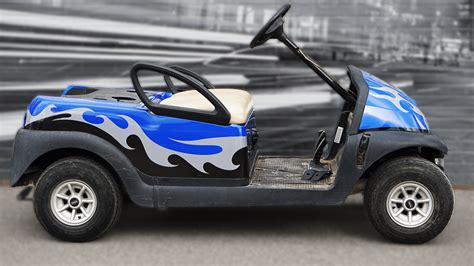 Cool Custom Club Car Golf Cart Full Wrap Avery Dennison