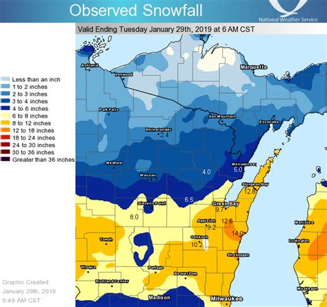 Heavy Snow Hits Central And Eastern Wisconsin