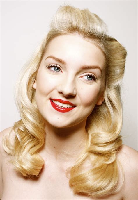 vintage 1940s makeup 40s hairstyles fashion makeup 40th make up hair styles wedding