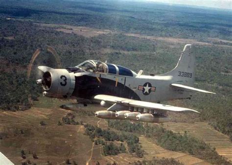 A 1 Skyraider In Flight Wwii Aircraft Fighter Planes Aircraft