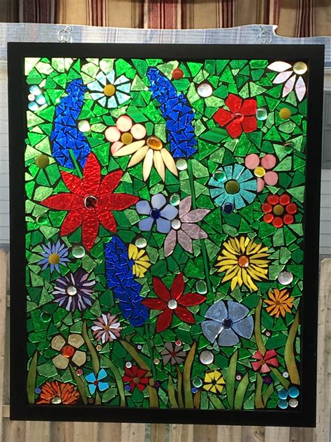Mosaic Stained Glass Window Panel