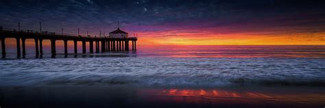 Manhattan Beach Sunset Manhattan Beach California Sony A Flickr
