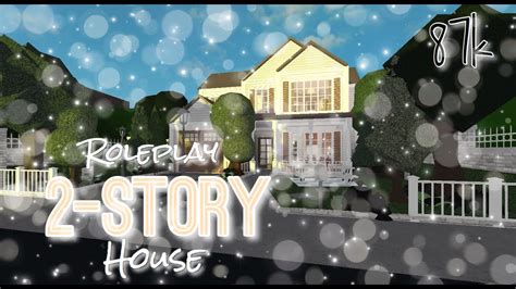 Roblox Bloxburg Roleplay Two Story House Mobile Speed Build