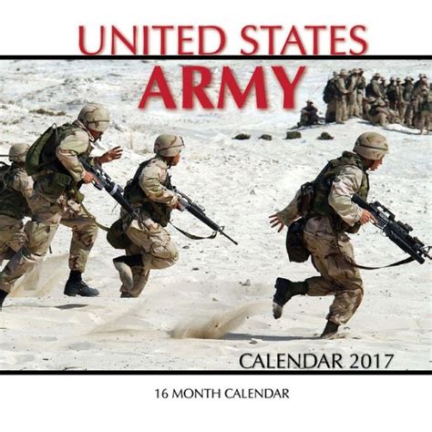 United States Army Calendar 2017 16 Month Calendar By David Mann