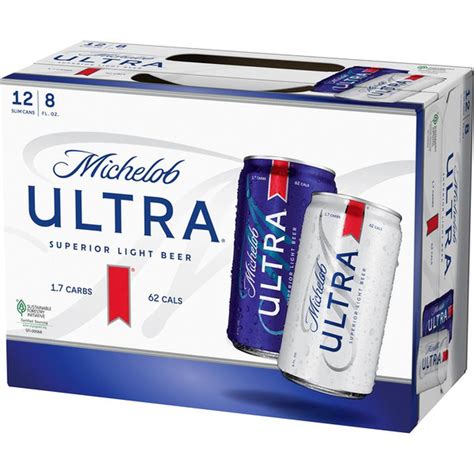 Michelob Ultra Light Beer Cans 8 Fl Oz Instacart