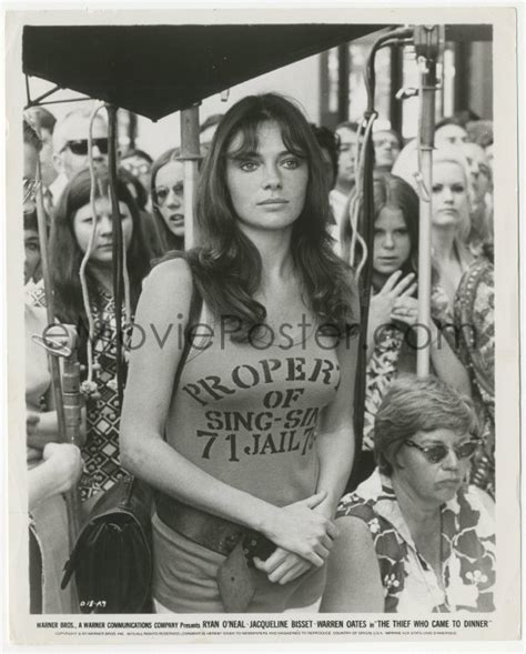 2p1997 thief who came to dinner candid 8x10 still 1973 sexy jacqueline bisset