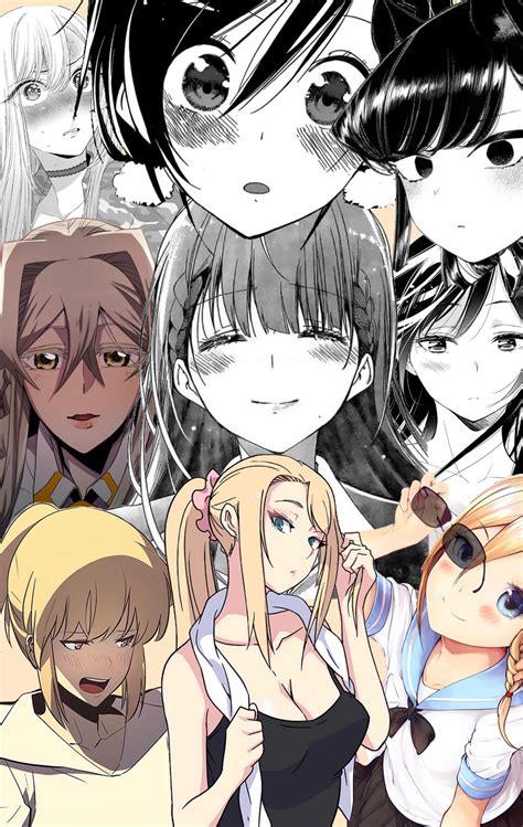 [art] My Favorite Manga Girls Feat Dress Up Darling Komi San Kaguya Sama Rental Girlfriend