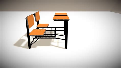 School Bench 3d Model By Pravin Mirge Pravinrenders 78e50b0
