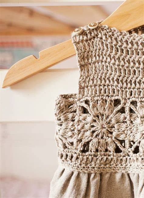 Crochet Bodice Tutorial For A Little Girls Dress Crochet Pinterest