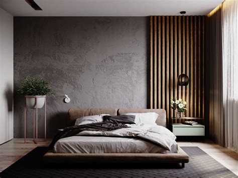 Cozy Space With A Solid Temper On Behance Modern Master Bedroom