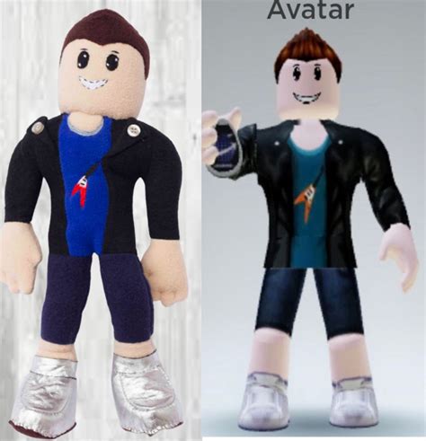 Roblox Avatar Plush Toy Roblox Style Doll Roblox Based On A Etsy