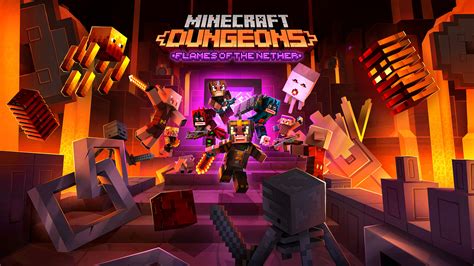 Minecraft Dungeons Flames Of The Netherminecraft Dungeonsnintendo